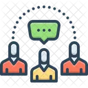 社交、社会、チーム アイコン