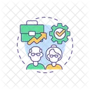 Sociedad que envejece  Icon