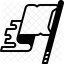 Societal Collapse Flag Tattered Flag Icon