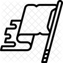 Societal Collapse Flag Tattered Flag Icon