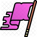 Societal Collapse Flag Tattered Flag Icon