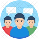 Society People Communication People Conversation Icon
