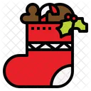Christmas Sock Decoration Icon