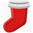 Sock Red Present Icon