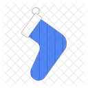 Sock Christmas Blue Sock Icon