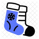 Sock Winter Winter Clothes Icon