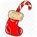 Sock Candystick Sweet Icon