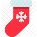 Socke Weihnachten Dekoration Icon