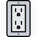 Steckdose Elektriker Strom Symbol