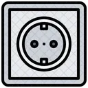 Steckdose Elektriker Strom Symbol