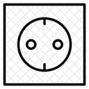 Steckdose Stromanschluss Stromstecker Symbol