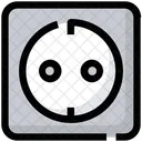 Elektro Euro Steckdose Symbol