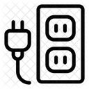 Steckdose Stecker Strom Symbol