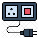 Steckdose Stromversorgung Strom Symbol