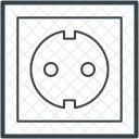 Steckdose Steckdosenverteiler Strom Symbol