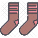 Socken Kleidung Baumwolle Symbol