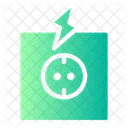 Socket Ecology And Environment Green Energy Icon