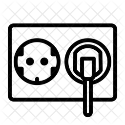 Socket Icon - Download in Line Style