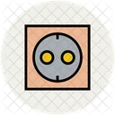 Socket Electric Double Icon