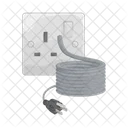 Socket And Plug Connector Cable Icon