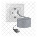 Socket And Plug Connector Cable Icon