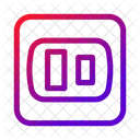 Socket Type A Electrical Plug Power Connection Icon
