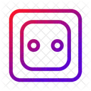 Socket Type C European Plug Electrical Connection Icon