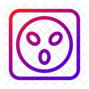 Socket Type I Australian Plug Power Supply Icon