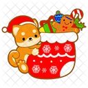 Socks Ginger Bread Gift Icon