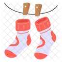 Socks Winter Clothing Icon