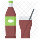 Soda Bottle Glass Icon