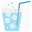 Soda Glass Drink Cold Ice Beverage Thirst Icon