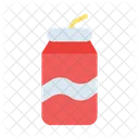 Soda Tincan Straw Icon