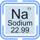 Sodio Tabla Periodica Quimica Icono