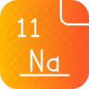 Sodio Tabla Periodica Atomo Icono