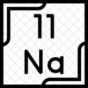Sodio Tabla Periodica Quimica Icono