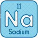 Sodium Chemistry Periodic Table Icon
