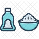 Sodium Salt Salt Shaker Icon