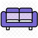 Sofa Couch Furniture Icon