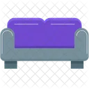 Sofa Sofa Casa Icon