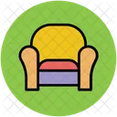 Sofa Single Furniture Icon