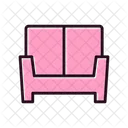 Sofa Furniture And Household Armchair Icon