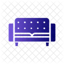 Sofa Two Seater Sofa Couch Icon