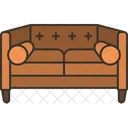 Sofa Tuxedo Couch Icon
