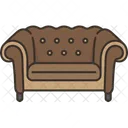 Sofa Chesterfield Room Icon