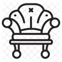 의자 가구 좌석 아이콘
