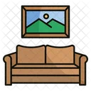 Couch Furniture Home Icon