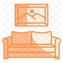 Couch Furniture Home Icon