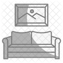 Couch Furniture Home Icon