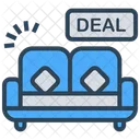 Sofa Furniture Sale Icon